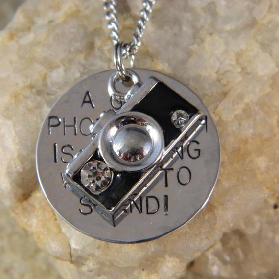 A Good Photograph is Knowing Where to Stand Camera Necklace